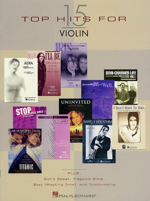 15 Top Hits - Various - Violin Hal Leonard Violin Solo