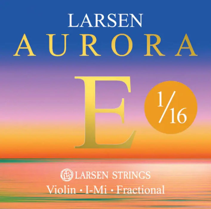 Larsen Aurora Violin E String 1/16 Size Medium
