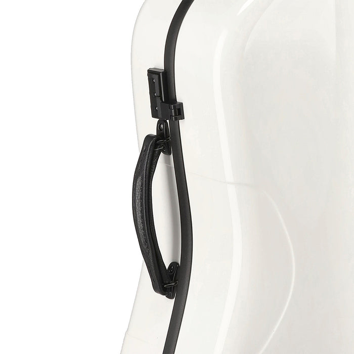 GEWA Air 3.9 Cello Case White Gloss with Red Interior