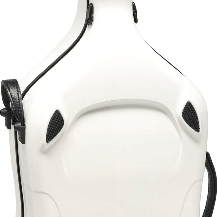 GEWA Air 3.9 Cello Case White Gloss with Red Interior