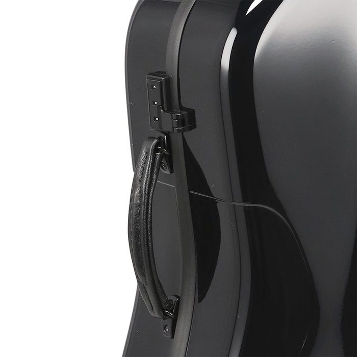GEWA Air 3.9 Cello Case Black Gloss with Blue Interior