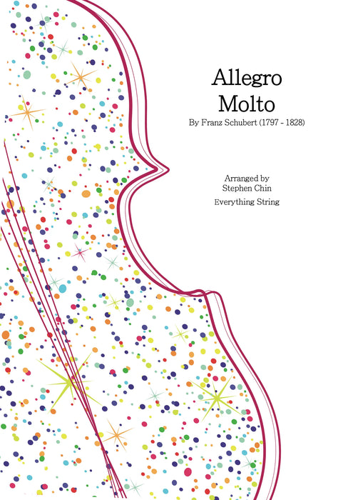 Schubert - Allegro Molto (Sonatina Op137/1) - Arr. Stephen Chin - String Orchestra Conductor Score & Parts