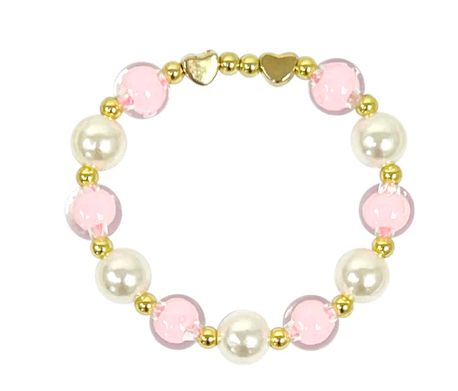 Ballet Pink Poppy Ballerina Necklace and Bracelet Set Ballet Shoes and Pink Bow on the Charm