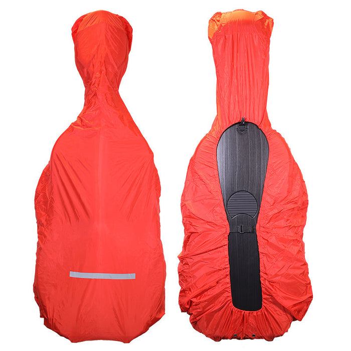 Kreisler Cello Case Rain Cover Red