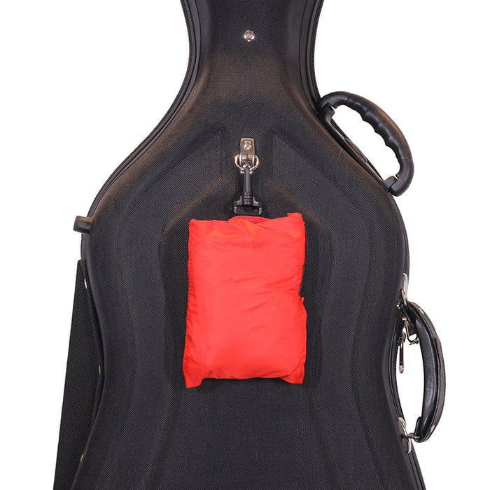 Kreisler Cello Case Rain Cover Red
