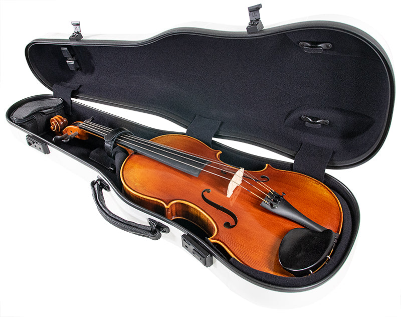 GEWA Air 2.0 Shaped Adjustable Viola Case White Gloss 13"-17"