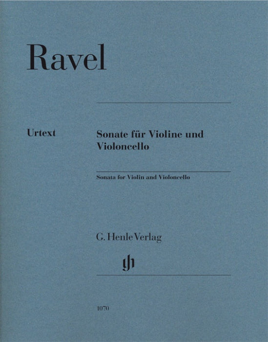 Ravel - Sonata - Violin/Cello Henle HN1070