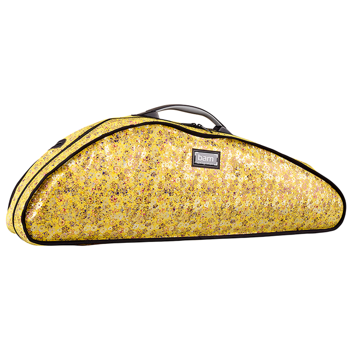 BAM Hoodies for Hightech Slim Violin Case Yellow Flowers 4/4