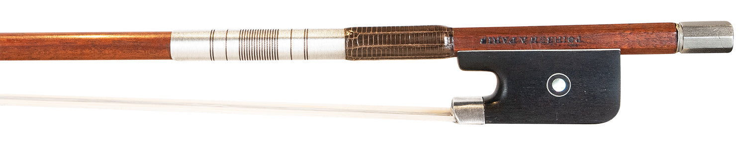 Stamped "Poirson a Paris" by Dominique Poirson Violin Bow c.1900
