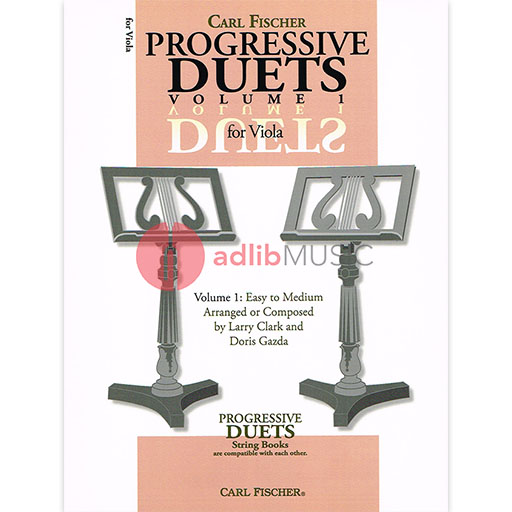 Progressive Duets Volume 1 - Viola Duet by Gazda/Clarke Fischer BF37