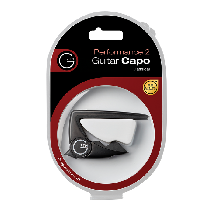 Classical Guitar Capo - G7 Performance 2 Classic Capo Black