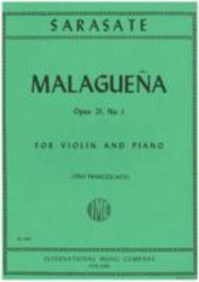 Sarasate - Malaguena Op21/1 - Violin/Piano Accompaniment IMC 2651