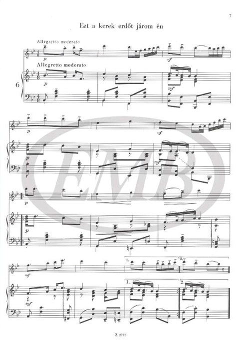 Play Up Gypsy: 60 Hungarian Songs - Violin/Piano Accompaniment EMB Z2777