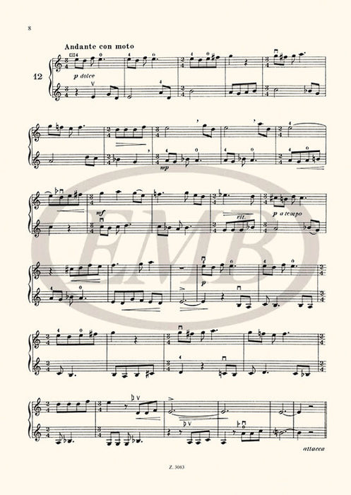 Szervansky - 25 Easy Little Duets - 2 Violins EMB Z3083