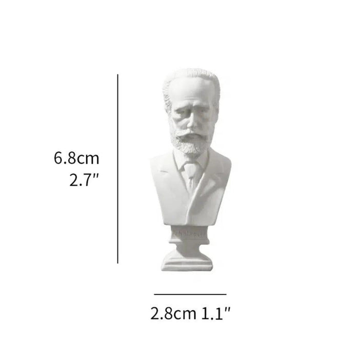 Miniature Busts of Composers Tchaikovosky