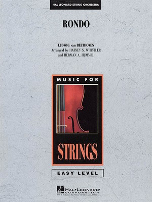 Rondo - Ludwig van Beethoven - Harvey S. Whistler|Herman Hummel Hal Leonard Score/Parts