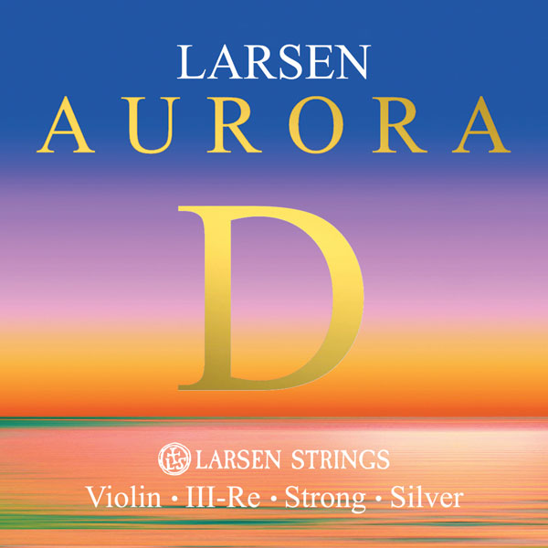 Larsen Aurora Violin D String Silver Strong 4/4
