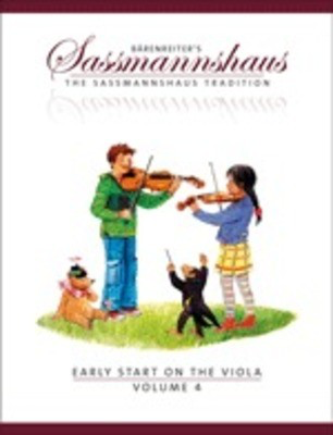 Early Start on the Viola Book 4 - Viola by Sassmanshaus Barenreiter BA9689