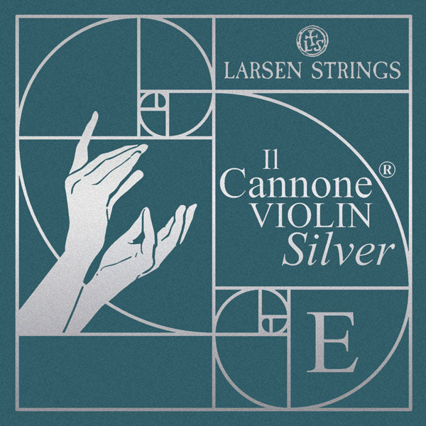 Larsen Il Cannone Silver Violin E String with Removable Ball End 4/4