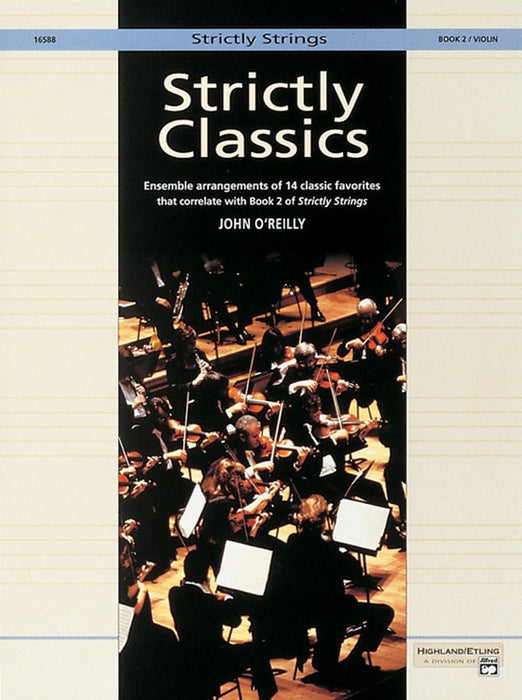 Strictly Classics Book 2 - Violin Part edited by O'Reilly Alfred 16588
