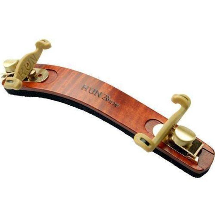 Viola Shoulder Rest - Kun Bravo Collapsible (Wood with Brass Fittings)