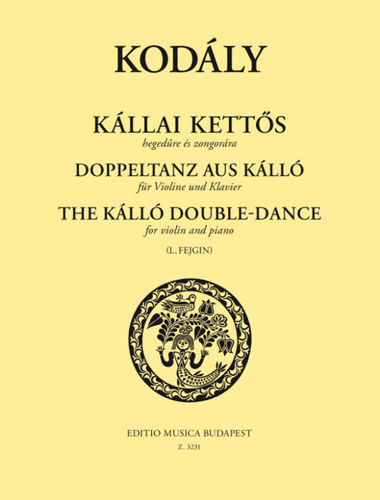Kodaly - Kallai Kettos - Violin/Piano Accompaniment EMB Z3231