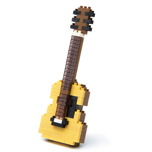 LP Guitar Playing Stitch nanoblock - 723 miniblocs