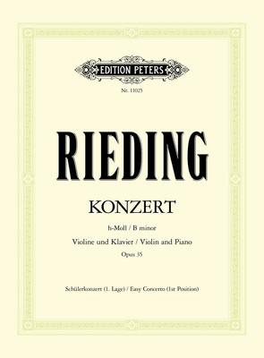 Concerto In B Minor Op. 35 - Violin/Piano Accompaniment - Rieding - Peters EP11025