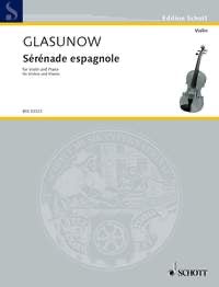 Glazunov - Serenade Espagnole - Violin/Piano Accompaniment transcribed by Kreisler Schott BSS33323