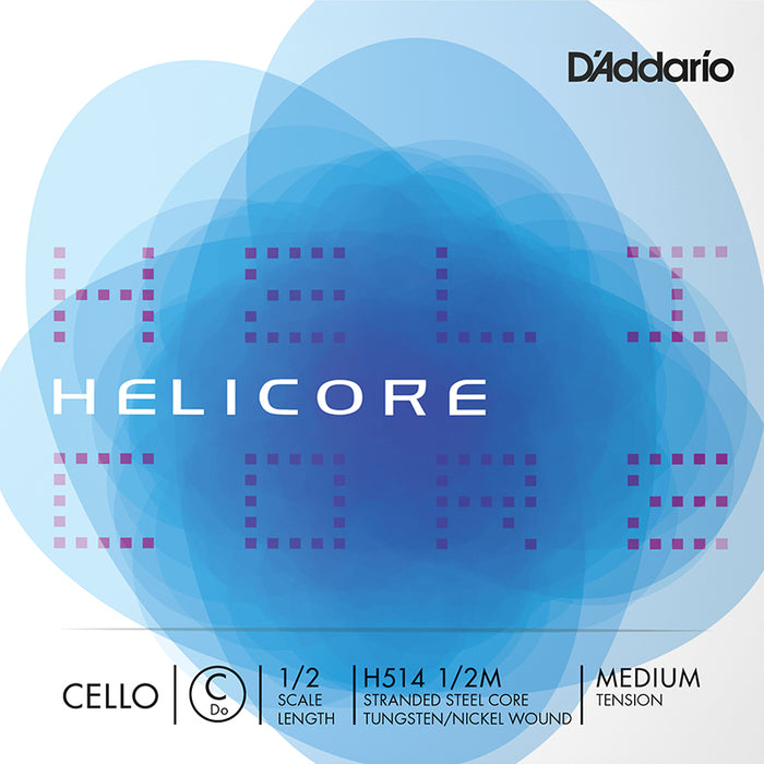D’Addario Helicore Cello C String Medium 1/2