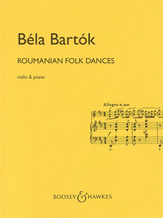 Roumanian Folk Dances - Violin/Piano - Bartok - Boosey & Hawkes 48002954