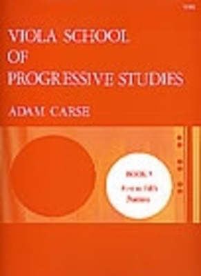 Viola School Progressive Studies Bk 5 - Adam Carse - Viola Stainer & Bell Viola Solo