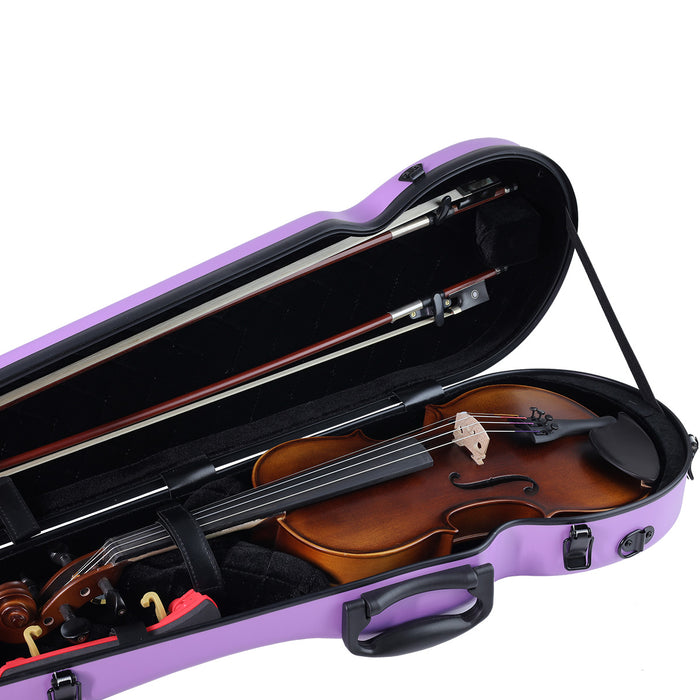 ART Shaped Violin Case 1/2-1/4 Amethyst Purple