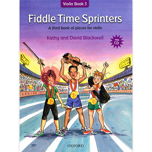 Fiddle Time Sprinters - Book 3 - Violin/CD by Blackwell NEW EDITION Oxford 9780193386792