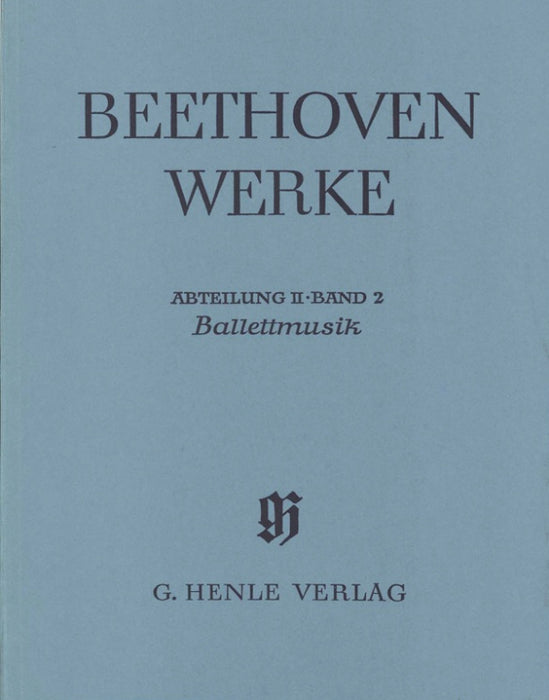 Beethoven - Ballet Music Bound Edition - Full Score Henle HN4052