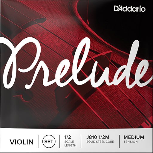 D'Addario Prelude Violin String Set Medium 1/2