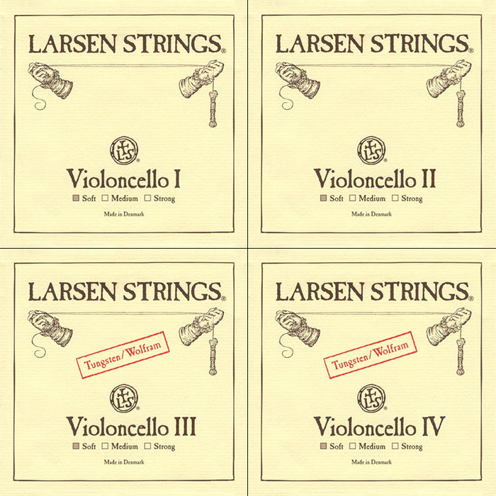 Larsen Original Cello String Set Soft 4/4