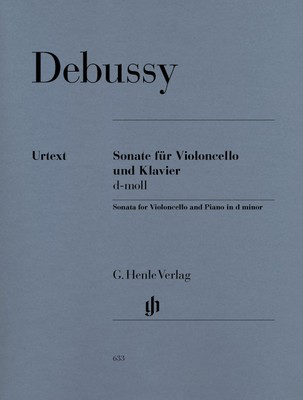 Debussy - Sonata in Dmin - Cello/Piano Accompaniment Henle HN633