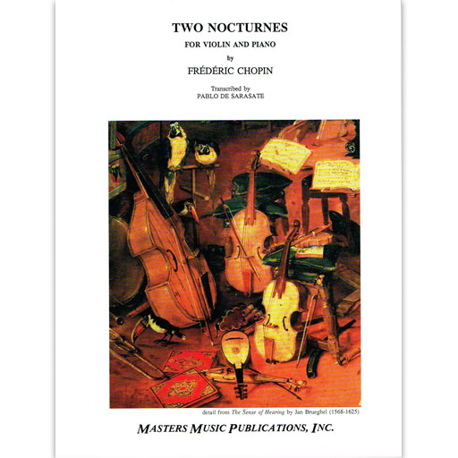Chopin - 2 Nocturnes Op9/2 & Op27/2 - Violin/Piano Accompaniment Masters Music M1265