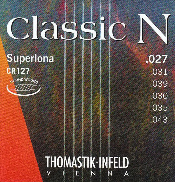 Thomastik CR127 Classic N Superlona Round Wound Classical Guitar String Set