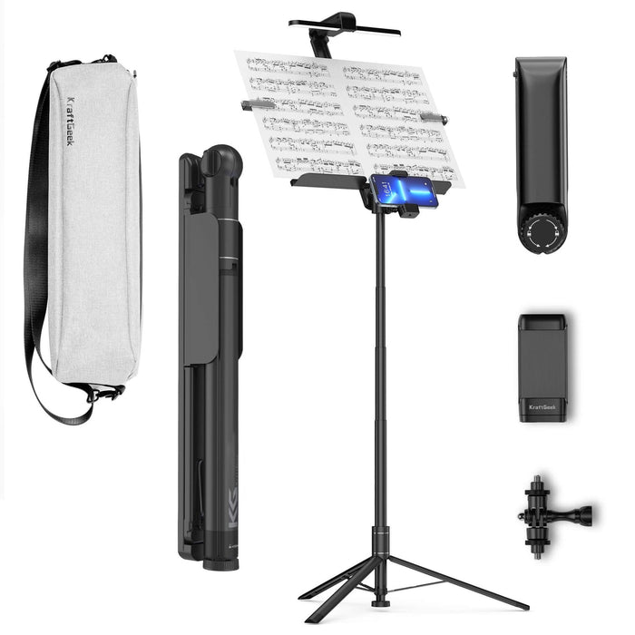 KraftGeek Capsule Music Stand Concerto Combo Black