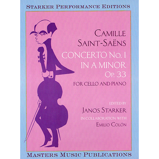 Saint-Saens - Concerto #1 in Amin Op33 - Cello/Piano Accompaniment edited by Starker Masters Music M3854