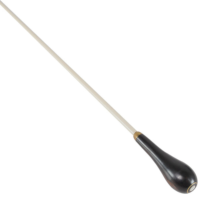 Takt Carbon Fibre Conductors Baton with Pear-Shaped Ebony Handle, Parisian Eye and Brass Ferrule 15"