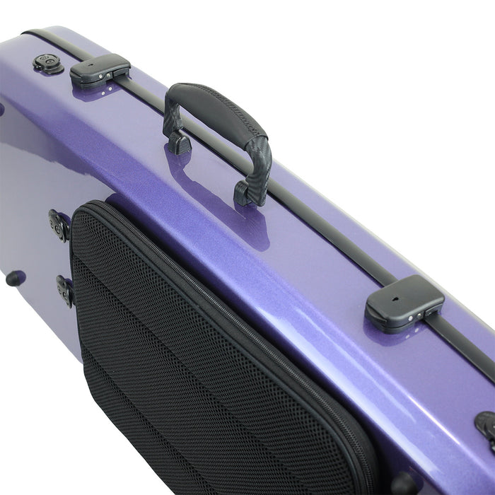 JML Carbon Fibre Adjustable 2.3 Oblong Viola Case Ocean Blue 15-16.5"