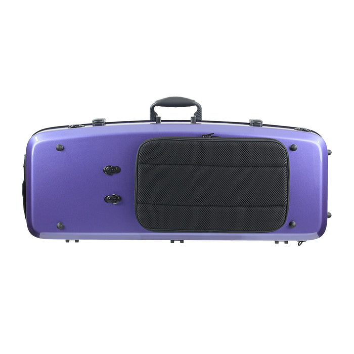 JML Carbon Fibre Adjustable 2.3 Oblong Viola Case Ocean Blue 15-16.5"