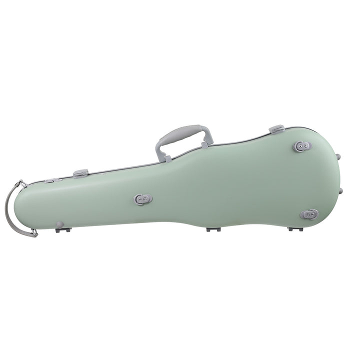 JML Carbon Fibre 1.5 Shaped Violin Case Garden Green 4/4