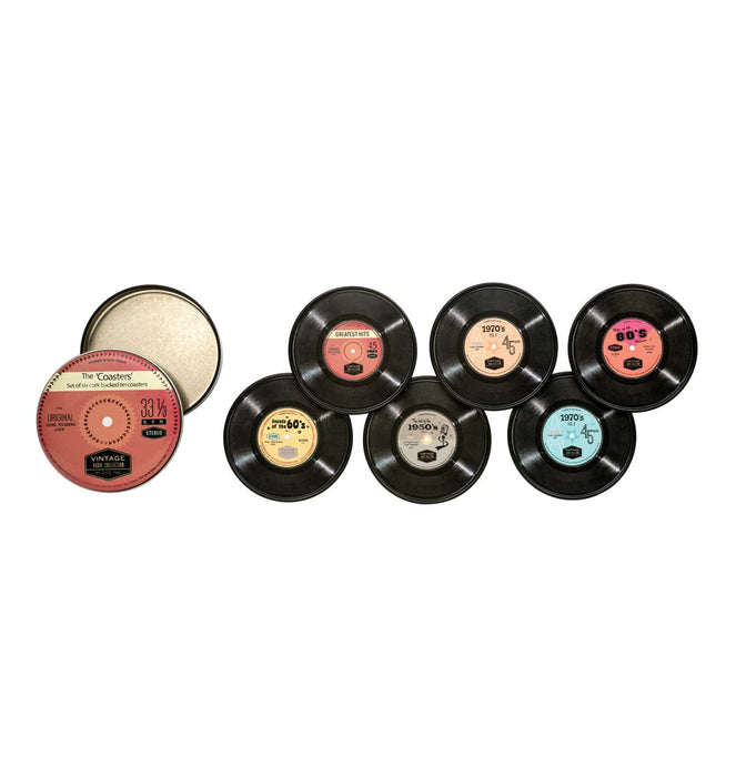 Vinyl Record Coasters