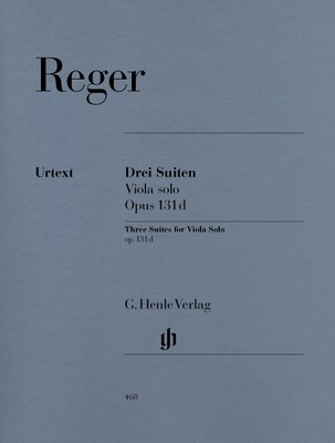 Reger - 3 Suites Op131d - Viola Solo Henle