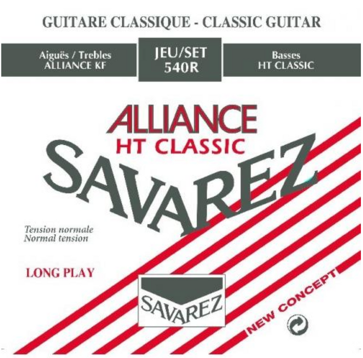 Savarez 540R Alliance HT Classic Classical Guitar String Set Normal Tension