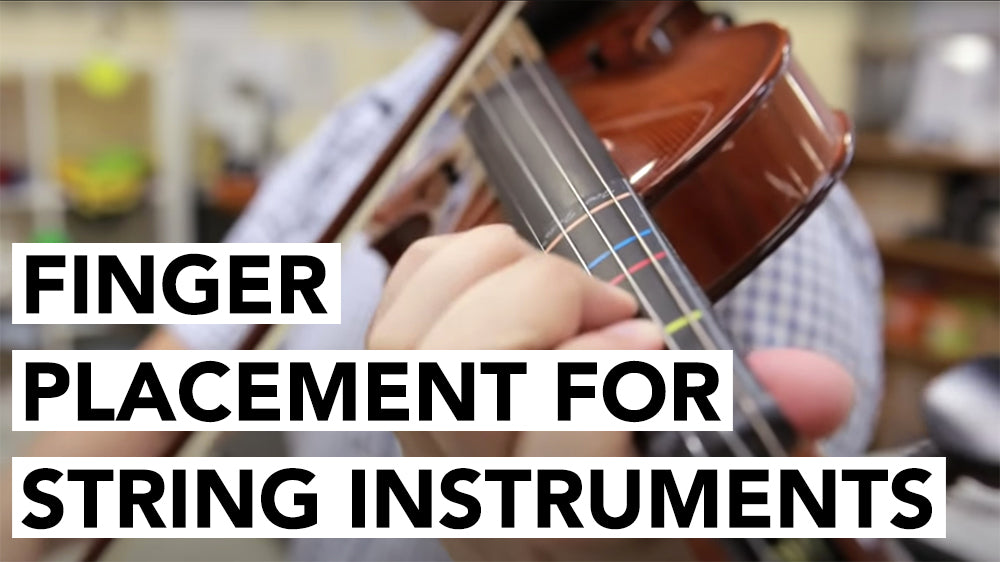 Don't Fret Violin 1/10 Size - Finger Placement Decal